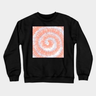 Pastel Spiral Tie Dye Pattern Crewneck Sweatshirt